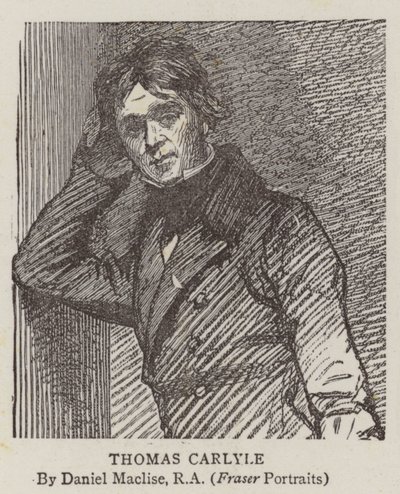 Thomas Carlyle by Daniel Maclise